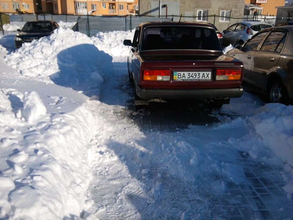 в Одесі трохи снігу.31.12.14 1