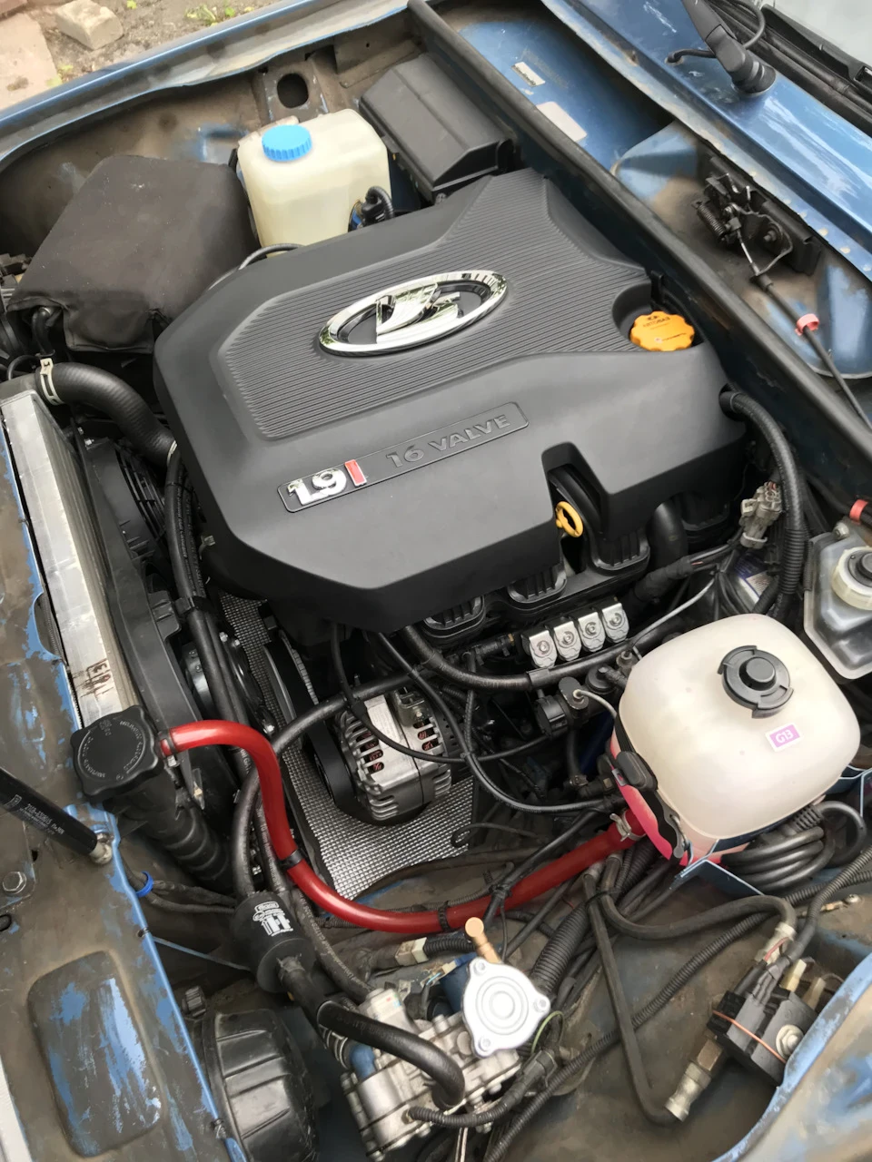 Начал установку низа 1.9 16v вместо низа 1.8 16v.