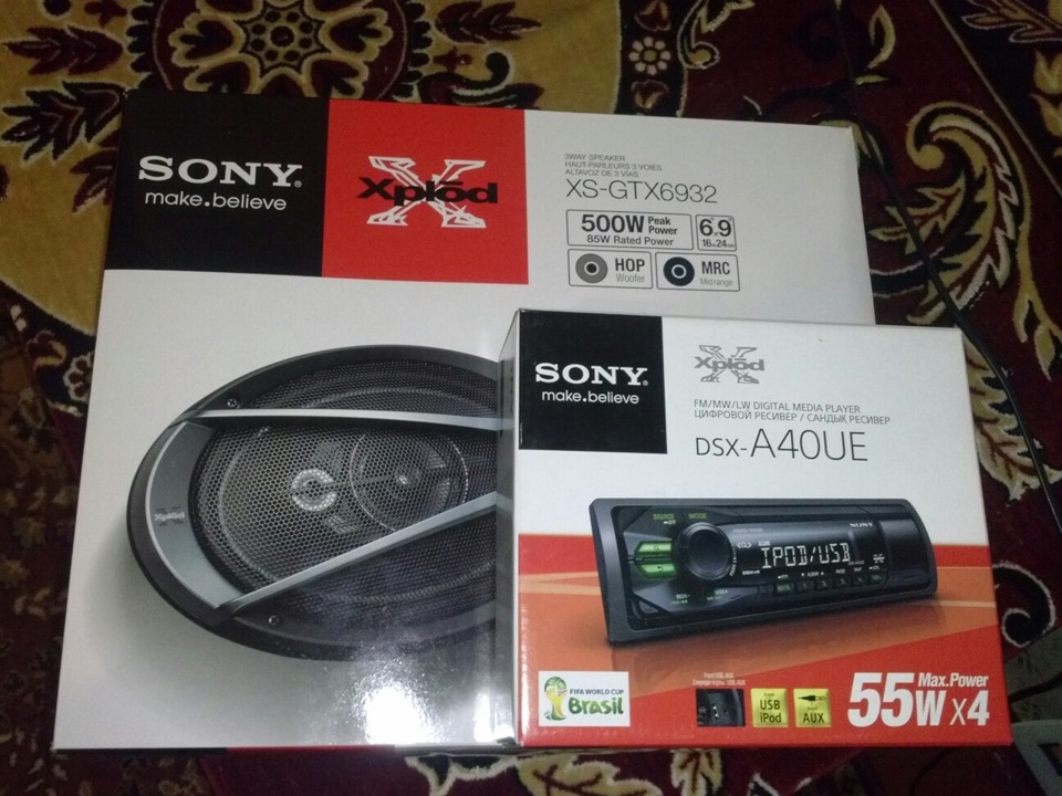 Встановлення Sony Xplod 4
