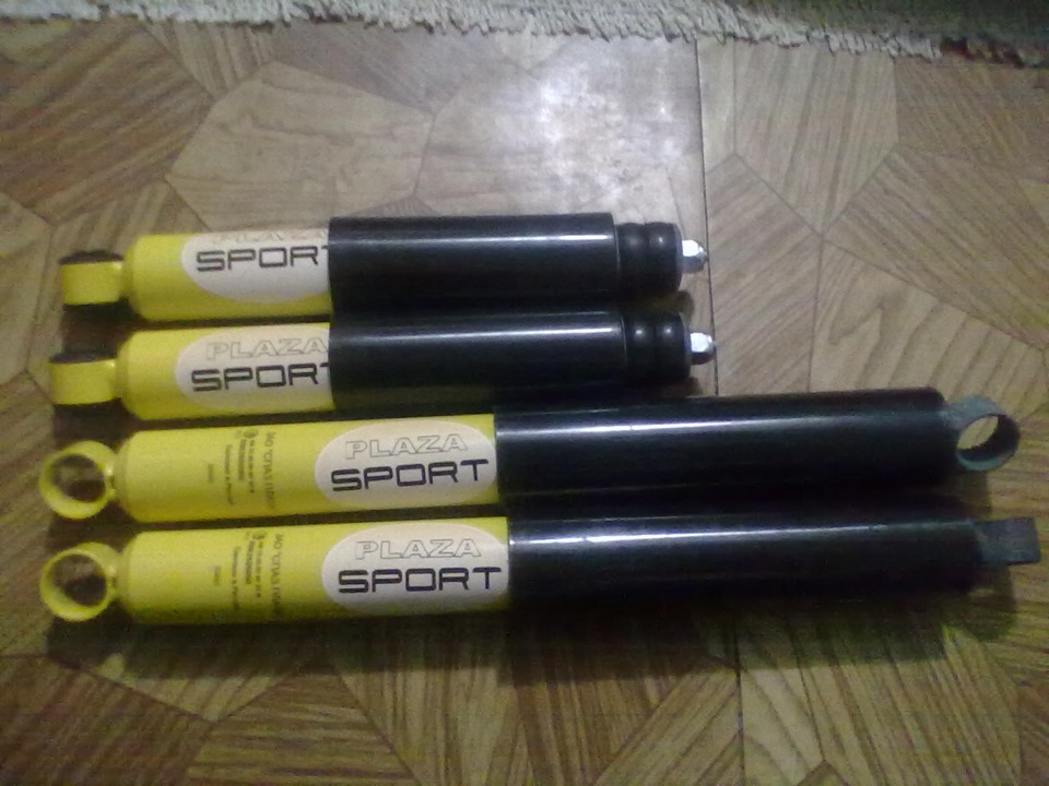 Довгоочікувані аморти Plaza Sport з укороченим штоком -50мм 3