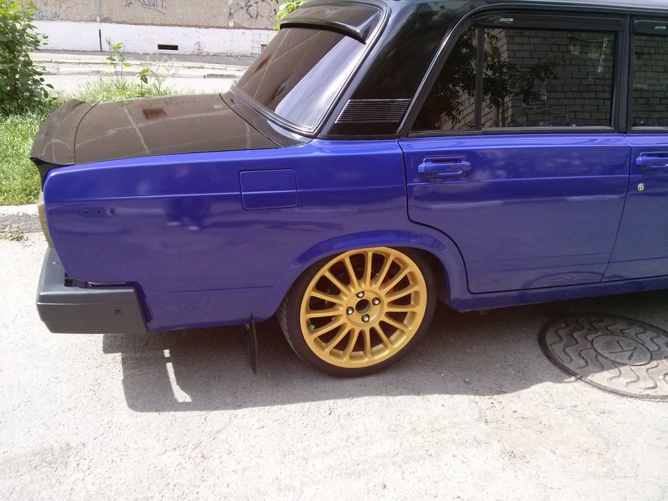 Примерка и покатушки на R17 4*100 7,5J 2