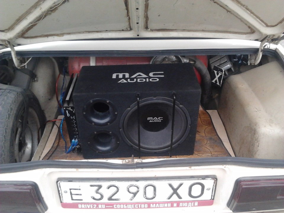 подключение сабвуфера MAC audio 4