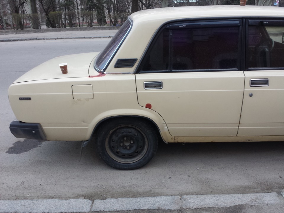 поменял зиму175/65 r13 на лето 185/60 r14 3