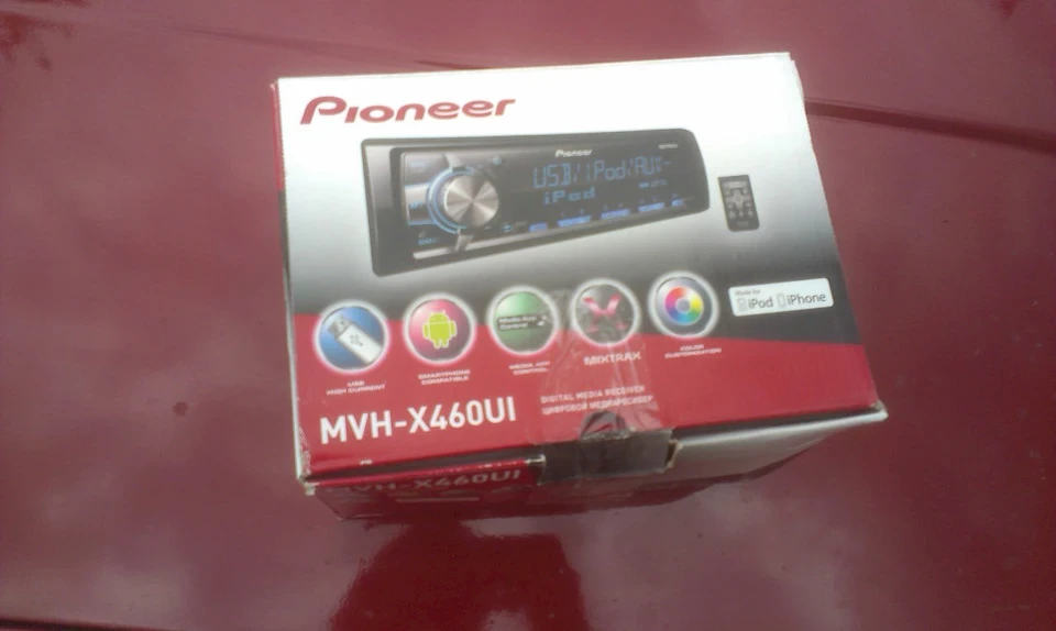 апгрейд музики (Pioneer MVH-460 UI)