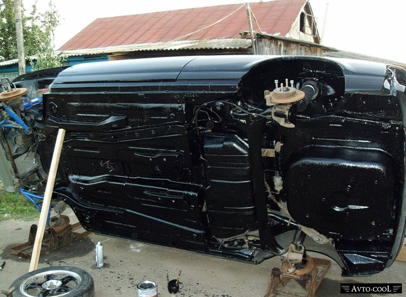 61. Антикор Liqui Black (Outside) з гарматним салом 3