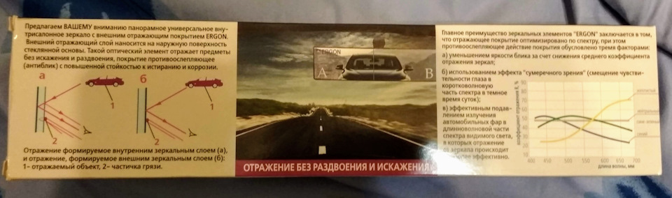 Панорамне дзеркало ERGON 2