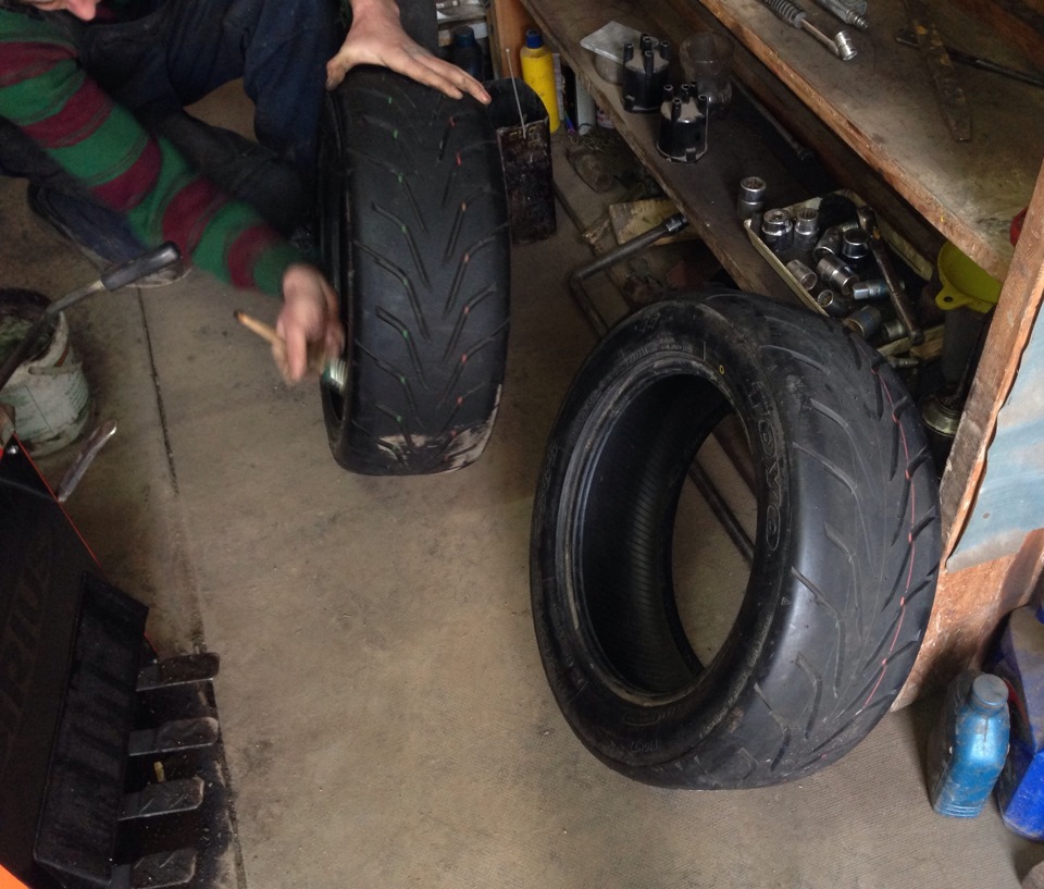 Коліса під драг-Kosei K1 Racing TS Version R15 4x98 вага 4.9 кг. гума Toyo 888 5