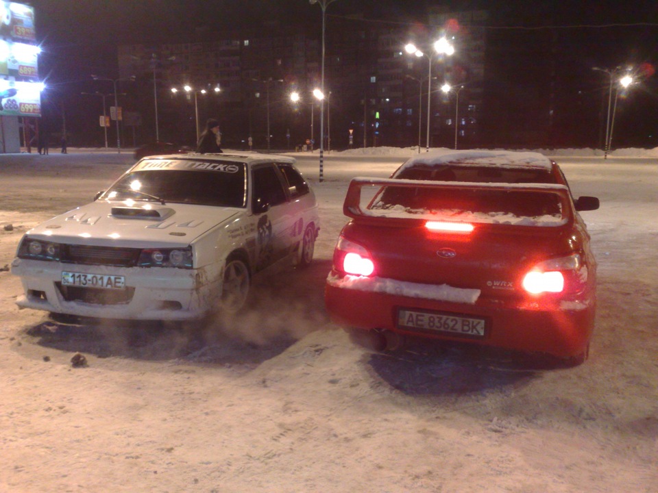 Зимові фотки з WRXсом 1