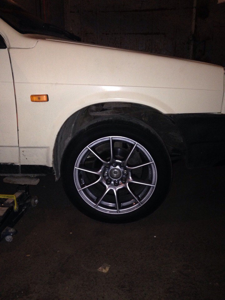Поставив диски. ATS Dtc Superlight R15 4