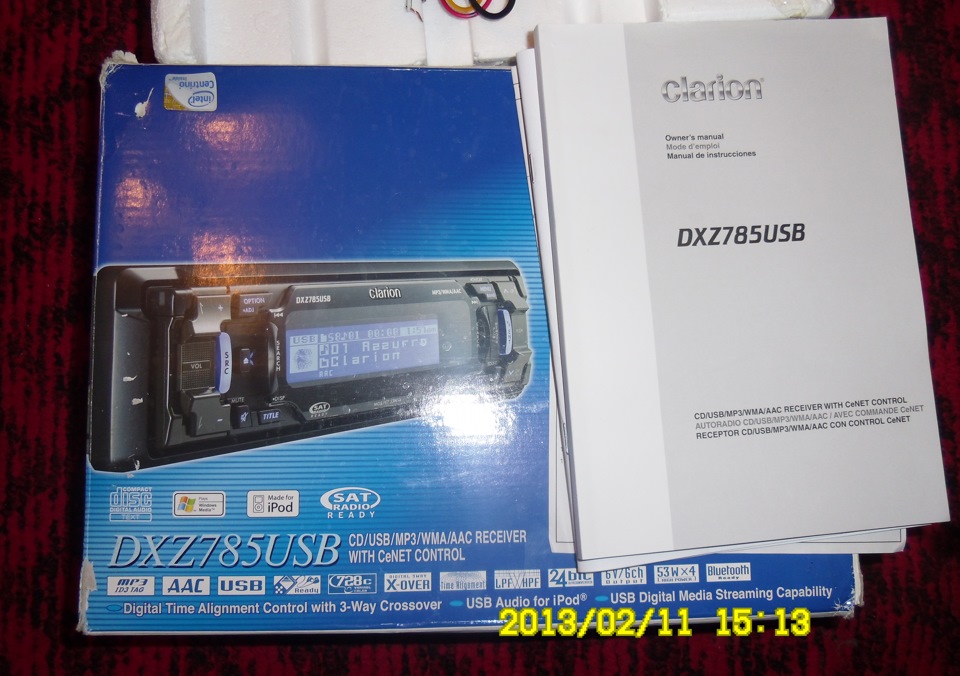 Ось і приїхав до нас із закордону Clarion DXZ785RUSB 1
