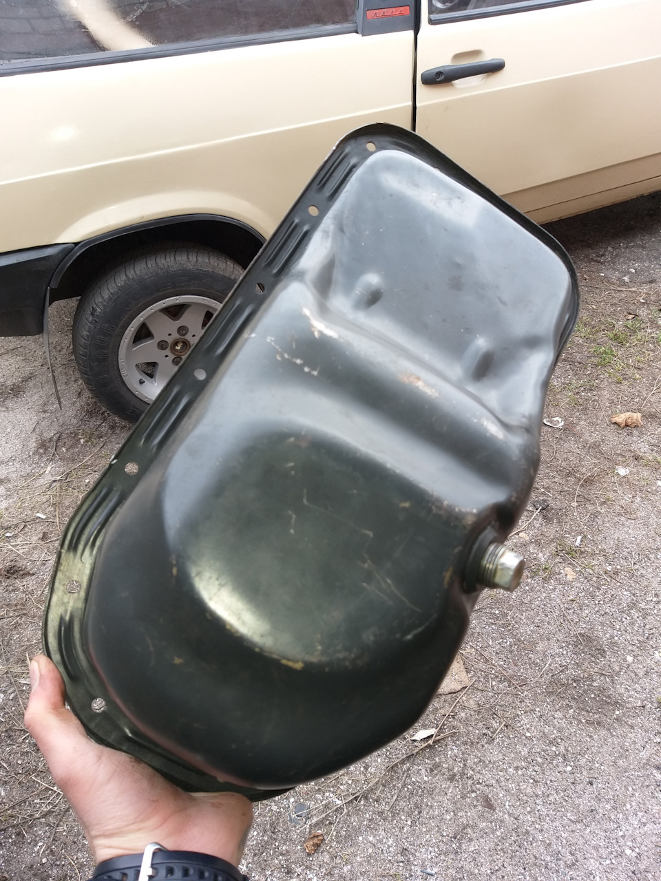 19) Новий картер (піддон), і motul 2100 на доливку 2