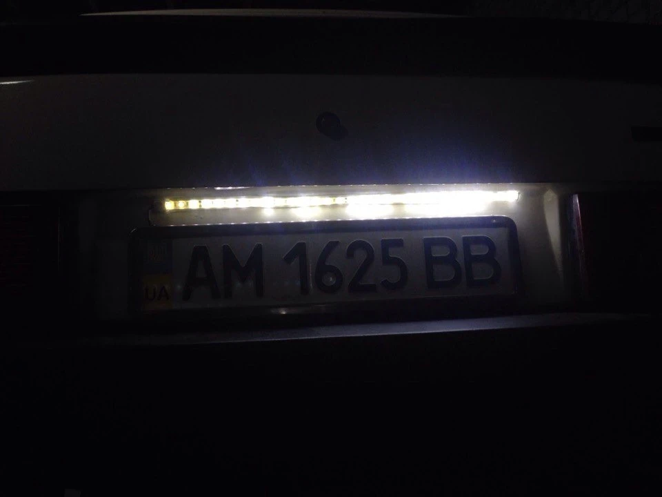LED Підсвічування заднього номера