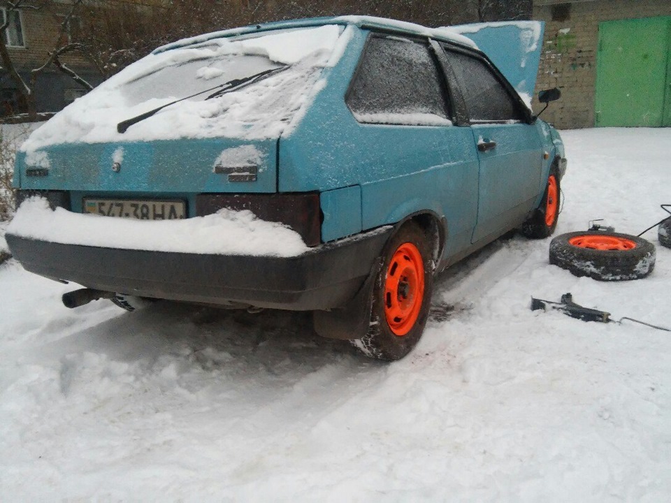 пришла зима и тапки пожелтели:-) 1