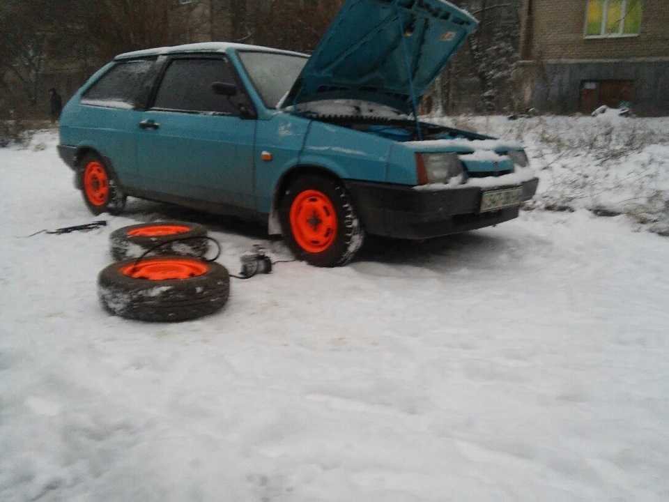 пришла зима и тапки пожелтели:-) 3