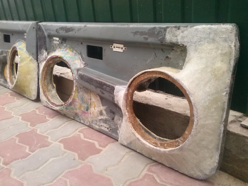 Подіуми на фронт під 4x25см Pioneer TS-A2511 ч.3 2