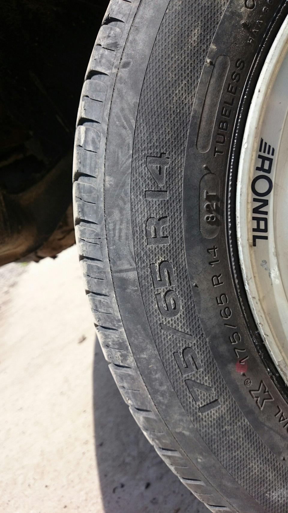 michelin r14 на ronal teddi 5