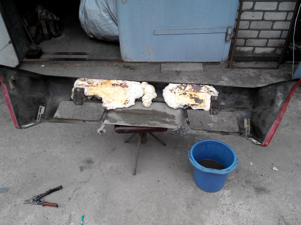Заміна в бампері сіток. 2