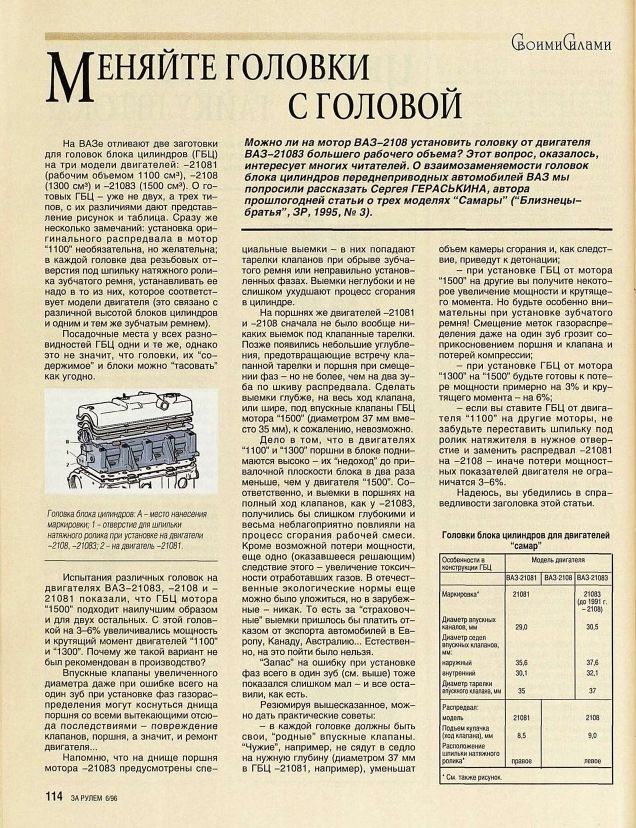 ГБЦ 21081 1
