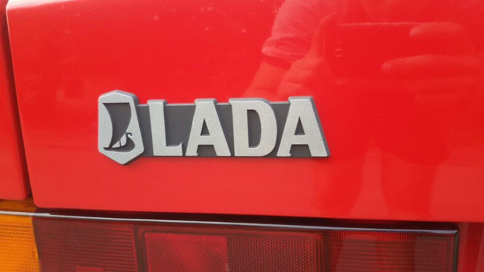 Шильдики Lada SAMARA (Англія вже на автомобілі) 3