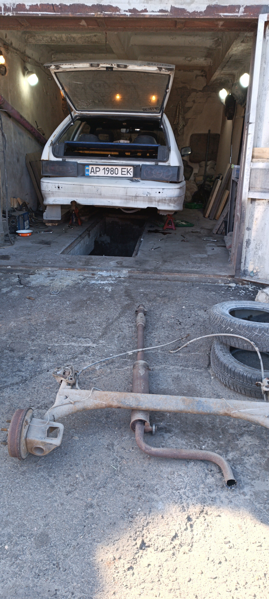 Ч 76 установка задней подвески opel vectra b В 2108 5