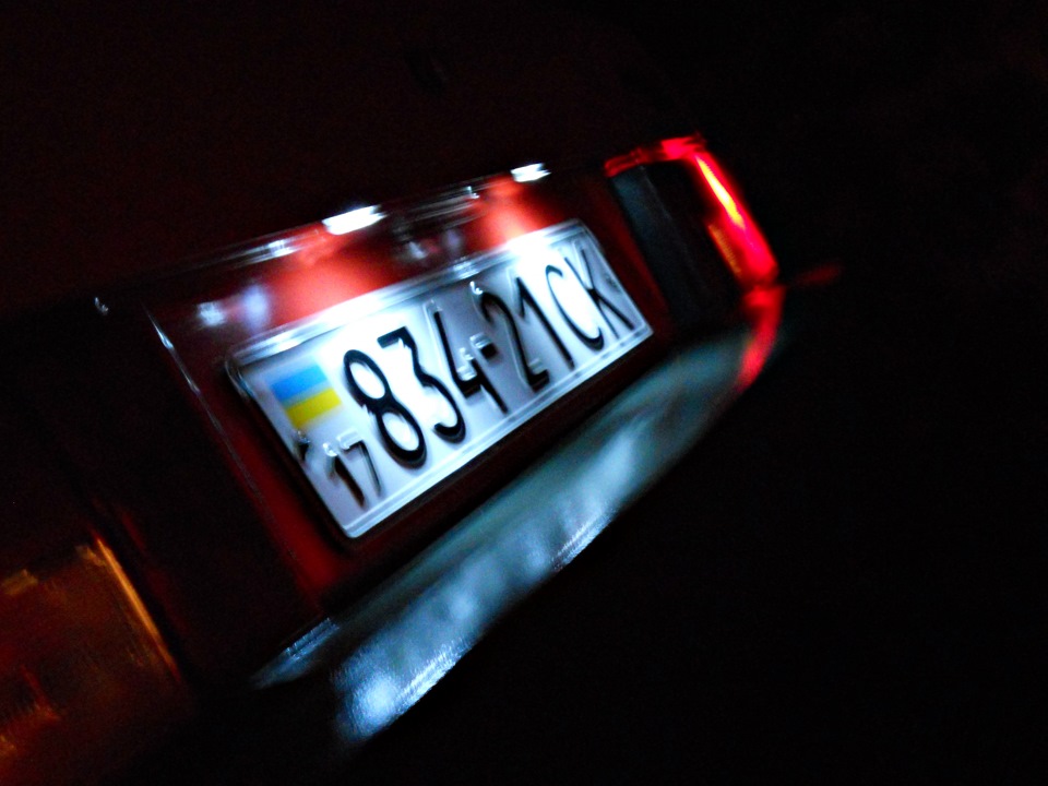 LED підсвічування для номерів. 2