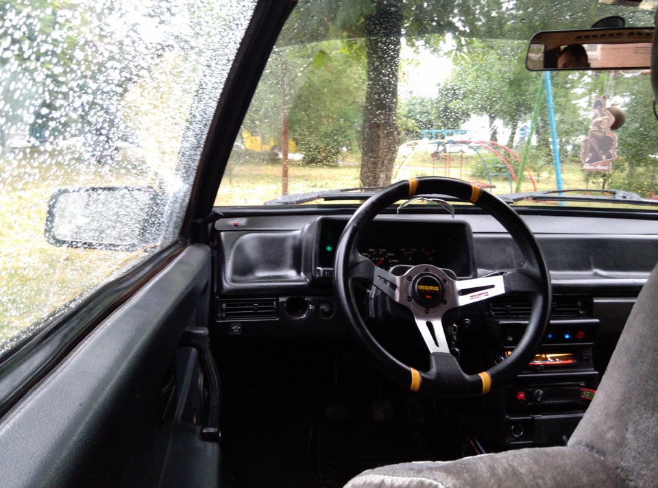 Заміна Сруля.Або у ФТопку — стоковий руль.Момо Drifting 3