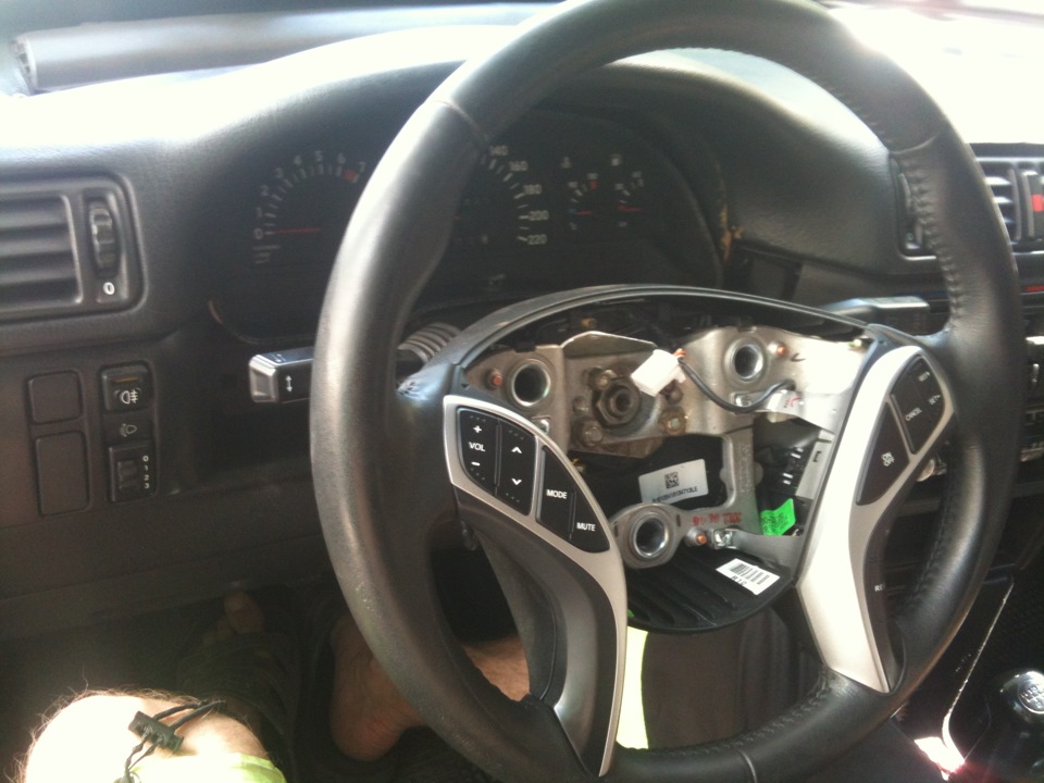 Примерка руля Hyundai Elantra (часть 1) 2