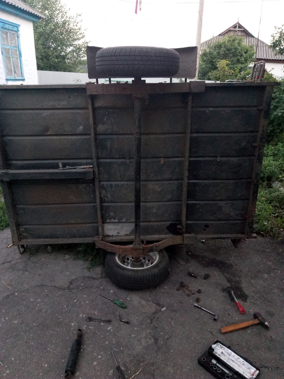 Причіп до та після))) частина 1 3