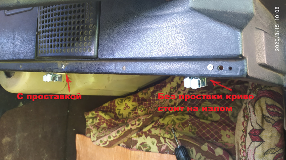 Полиця більше не гримить на ваз 2108 5