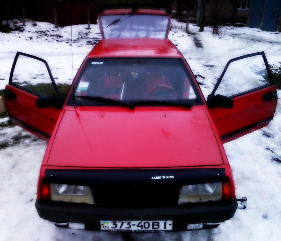 Зима Ваз 2108 4