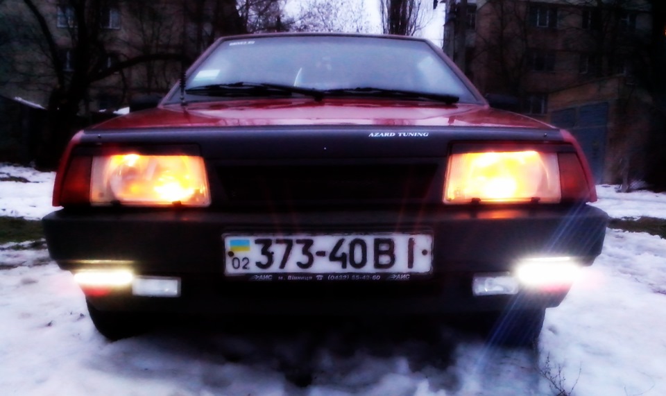 Зима Ваз 2108 5