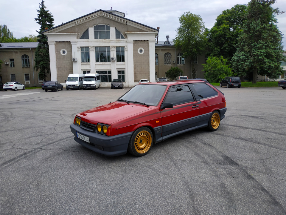 Обважування Лада 2108 top, заниження, Ronal Turbo R10 1