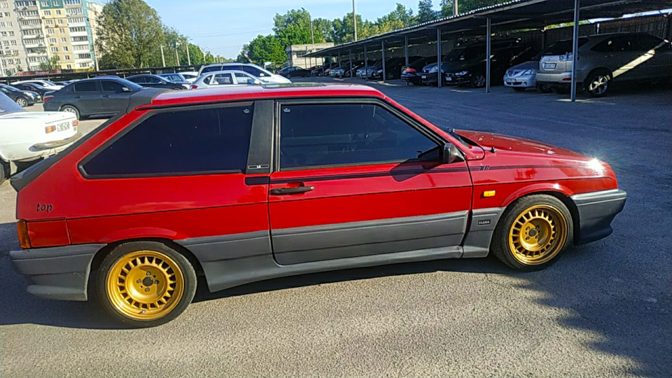 Обважування Лада 2108 top, заниження, Ronal Turbo R10 2