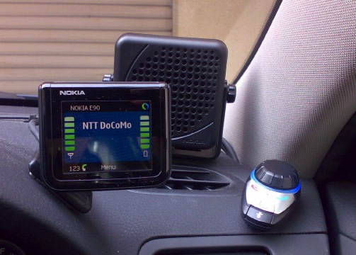 Установка Nokia Bluetuooth Display Car Kit CK-15W 2