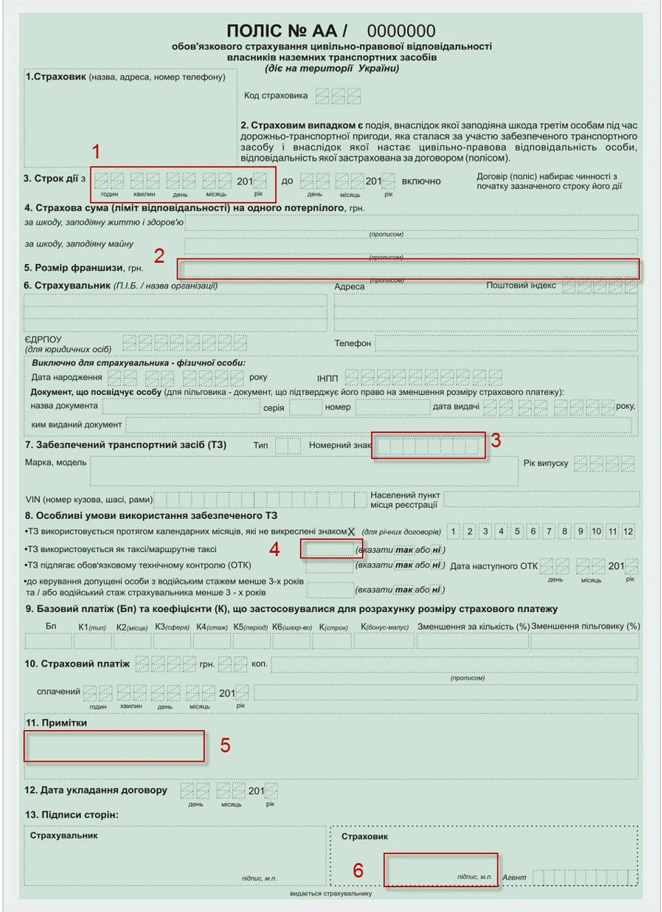 Деякі тонкощі полісу автострахування