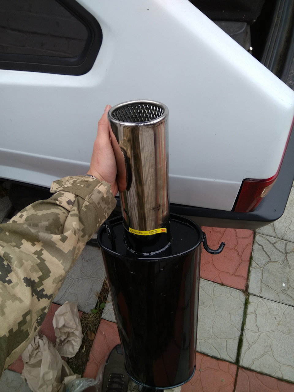 Заміна глушника, накладка панелі приладів і нове кермо:) 3