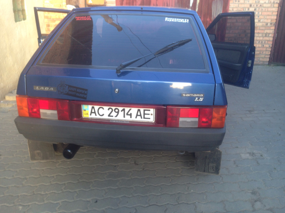 Встановлення прямоточного глушника Lada 21093 2
