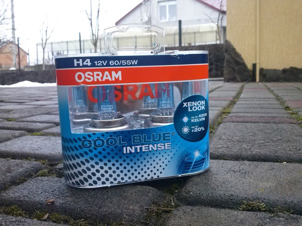 Нові лампи ближнього / далекого світла Osram Cool Blue Intense 1