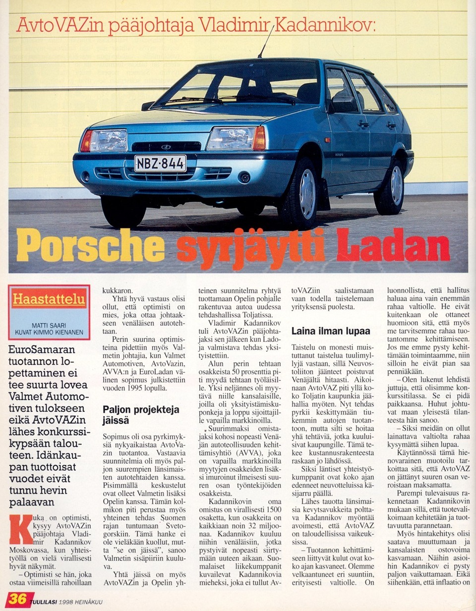 Цікавий Проспект Lada Baltic L&GL 1