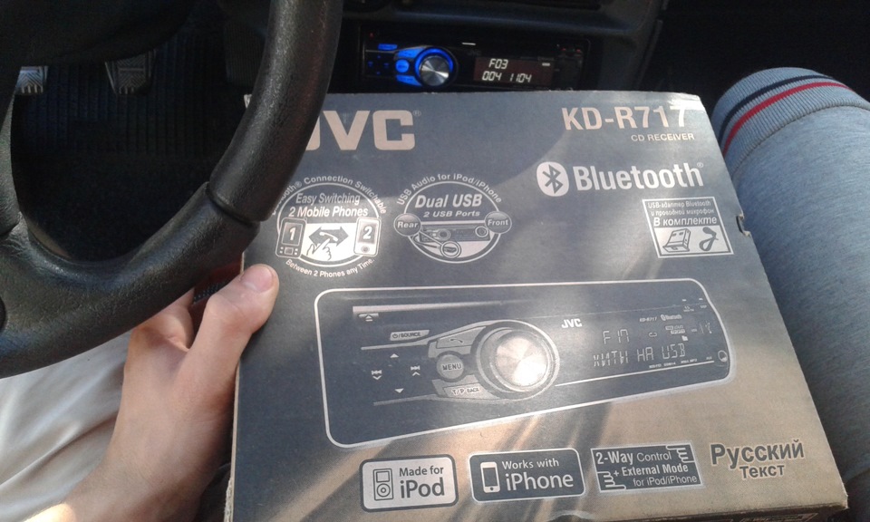 Магнітол JVC kd r717 1