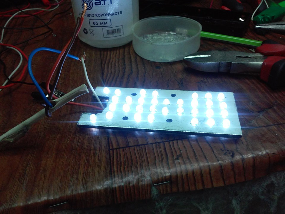 Led в салон ч2 3