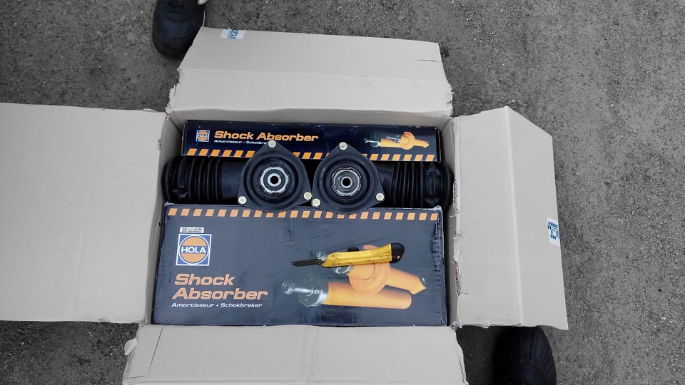 Нова підвіска. Амортизатори Hola S423 та Hola S424 2