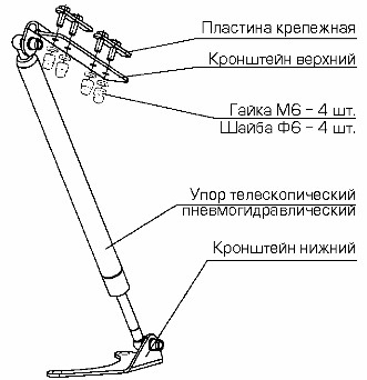 Газовий упор капота, або геть кочерга ) 2