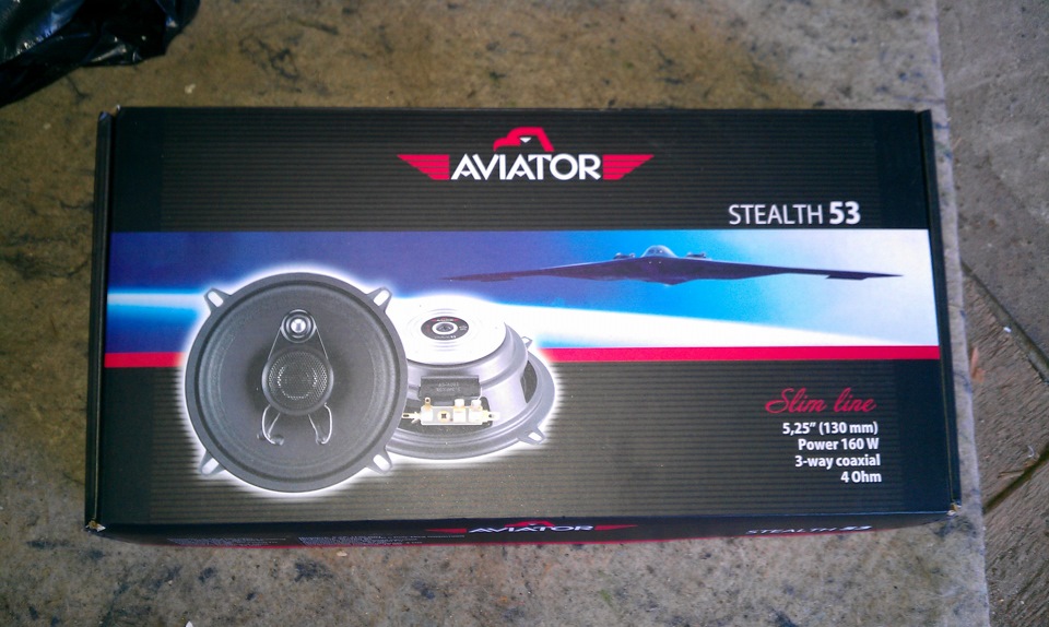 Замінив передні динаміки! Aviator Stealth 53 13см 2