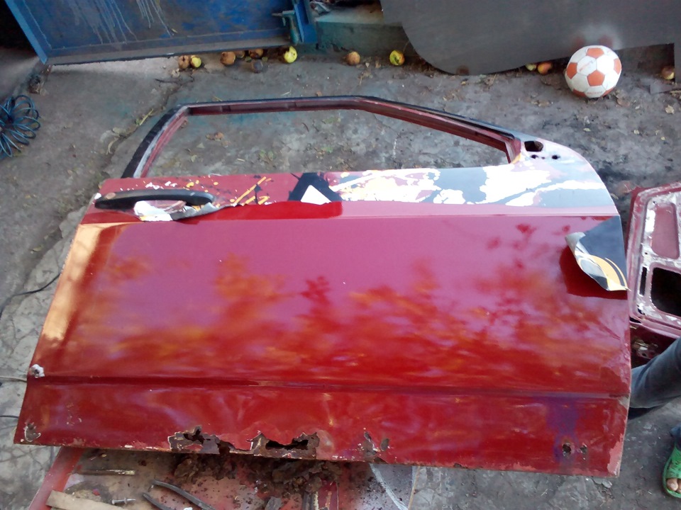 Ремонт дверей ч.3, ручки відчинення дверей від Opel Vectra B 1