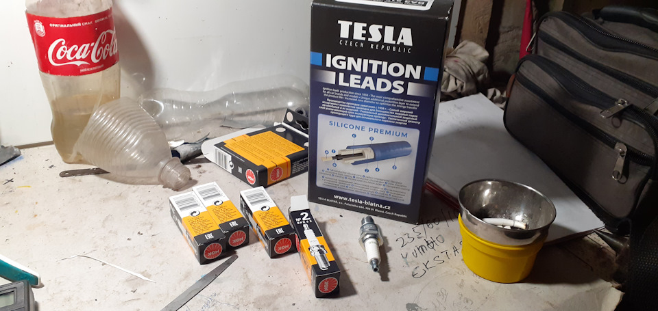 NGKсвічки та TESLAпроводи. 2