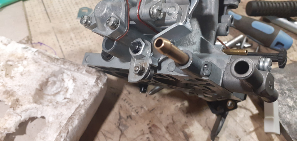Сервопривід на підсмоктування , останні приготування (новий Solex - ДААЗ). 4