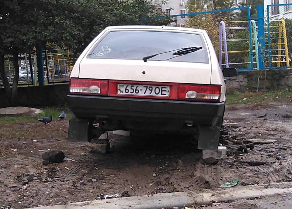 Своровали колеса 3