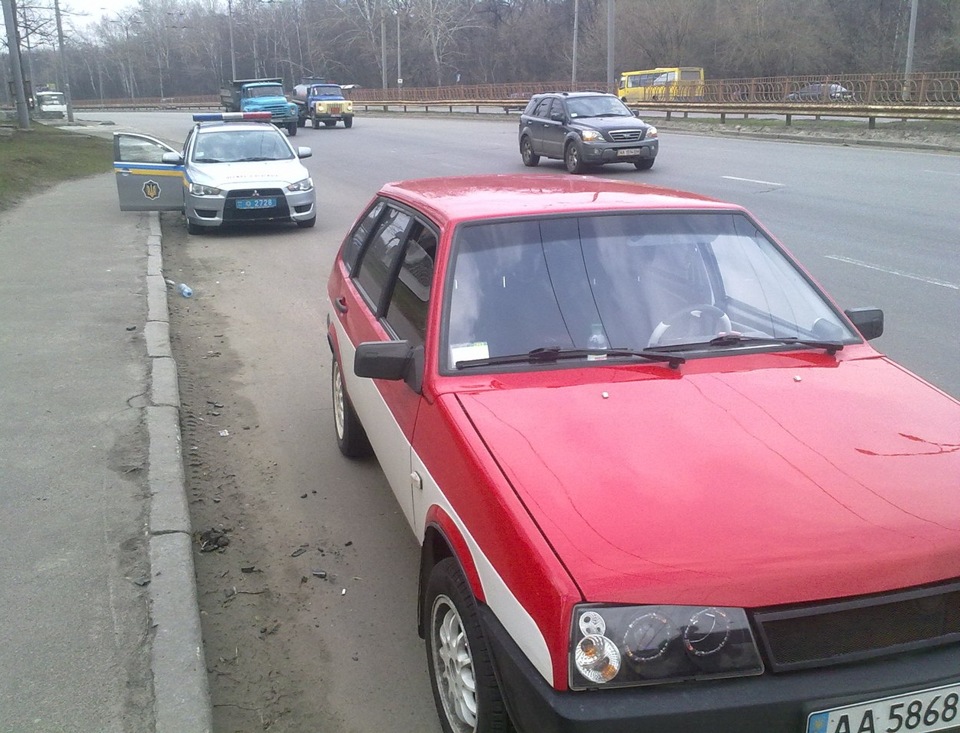 Перший штраф за півтора роки керування =( 2