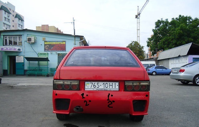 Парктронік в 2109 (обважування AVR) 5